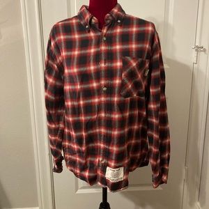 Vintage revival tailgating flannel shirt
